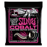 Cordas De Guitarra Elétrica Ernie Ball Super Slinky Cobalt 9-42