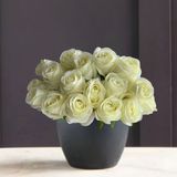 12 Hastes Rosa Artificial Com Folhas E Espinhos Perfeita Para Decoração De Casamentos E Festas