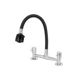Torneira Misturador Flexível Black Duplo Jato Cozinha Mesa.