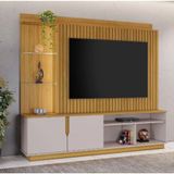 Home Amparo Para Tv Até 60" Jcm Movelaria - Nature/off
