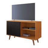 Rack Carinho Para Tv Até 43" Jcm Movelaria - Cinamomo/preto