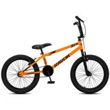 Bicicleta Aro 20 Bmx Rv-x Aero Freio V-brake Infantil Laranja
