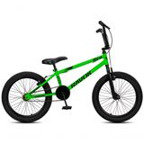 Bicicleta Aro 20 Bmx Rv-x Aero Freio V-brake Infantil Verde