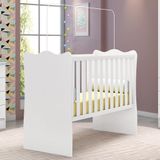 Berço Retrô Mini Cama Lianna Branco