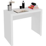 Mesa Para Escritório Escrivaninha 90 Cm Branco