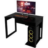 Mesa Para Computador Escrivaninha Gamer Preto