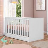 Berço Mini Cama Regulável Marsha Branco