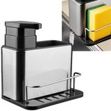 Organizador Detergente 3 Em 1 E Sabão Design Antiderrapante