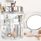 Organizador Acrílico De Cosméticos Tampa Ideal Seu Quarto