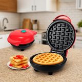 Mini Waffle Máquina Compacta Para Fazer Café Da Manhã 110v