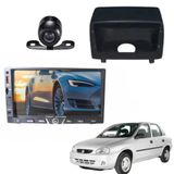 Kit Moldura 2 Din Corsa Classic Wind + Central Multimidia