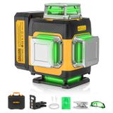 Nível De Laser Savsec 4x360 360° Com Autonivelamento Com Acessórios