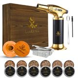 Kit Para Fumar Coquetéis À Moda Antiga Com Lanterna E 6 Lascas De Madeira