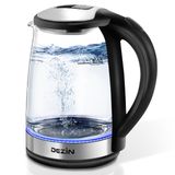 Chaleira Elétrica Dezin 2l De Vidro Sem Bpa E Aço Inoxidável 304
