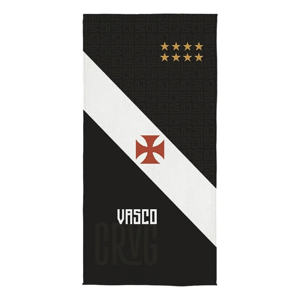 Toalha Banho Lepper Aveludada Transfer Vasco 70 Cm X 1,40 M