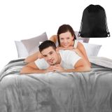 Cobertor Impermeável Para Casais Crew Flx 80x60cm Com Bolsa De Transporte Gra