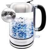 Chaleira Elétrica Ovente Kg71s 1,8l Vidro Borosilicato Prateado 1500w