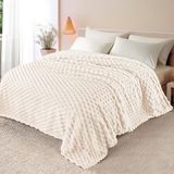 Manta Whale Flotilla Fluffy Queen Size 230x230cm Ivory