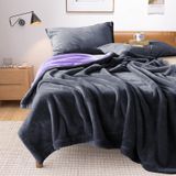 Manta Impermeável E À Prova De Manchas Yisure King Size Grey/vio