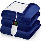 Cobertor Aquecido Greenoak Electric Throw 130x150cm Midnight Bl