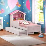 Cama De Princesa Solteiro Com Auxiliar