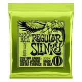 Cordas De Guitarra Elétrica Ernie Ball Regular Slinky 10-46