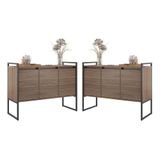 Buffet Industrial 3 Portas Affara Conjunto 2 Unidades