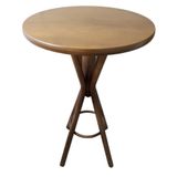 Mesa Bistrô Eva Selva Diam 70 Cm Bancada Bar Cozinha Luxo Imbuia