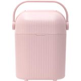 Lixeira Antiodor Quarto De Bebê Buba 9l Trava E Vedação Rosa