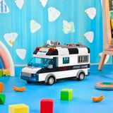 Carro De Policia 77 Peças Brinquedo Com Som E Luzes