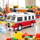 Brinquedo Blocos De Construção Food Truck Com 99 Peças