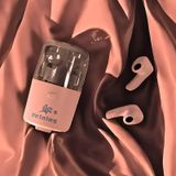Fone De Ouvido Rosa Com Caixa De Som Bluetooth Sem Fio