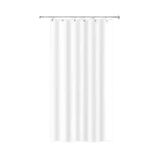 Cortina Para Box Pvc Para Banheiro Com Gancho Branca