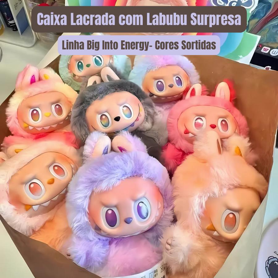 Pelúcia Labubu Com Rosto Sorridente E Caixa Surpresa - Carrefour