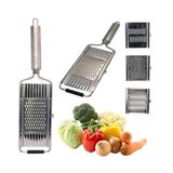 Ralador Queijo Profissional Aço Inox Cabo 3 Em 1 Verduras