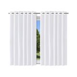 Cortina Blackout Branca Com Ilhós 280cm X 140cm Corta Luz