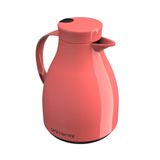 Garrafa Térmica Rosa Bule Com Gatilho 1 Litro Livre De Bpa