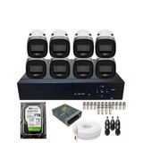 Kit 8 Câmeras De Segurança 1220b Full Color Intelbras Com Dvr 8 Canais Incluso Hd De 1tb Já Instalado