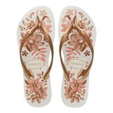 Havaianas Slim Organic Branco/dourado