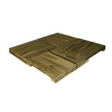 Deck Modular 30x30 Pinus Tratado - Kit 30 Unidades Verde
