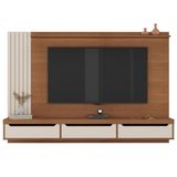 Painel Ripado Para Tvs De 75&#39; Mallet Cinamomo Off White