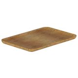 Bandeja Retangular 1,9cm X 24cm X 35cm Ou Bambu