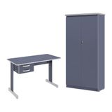 Conjunto De Escritorio Hungria Azul