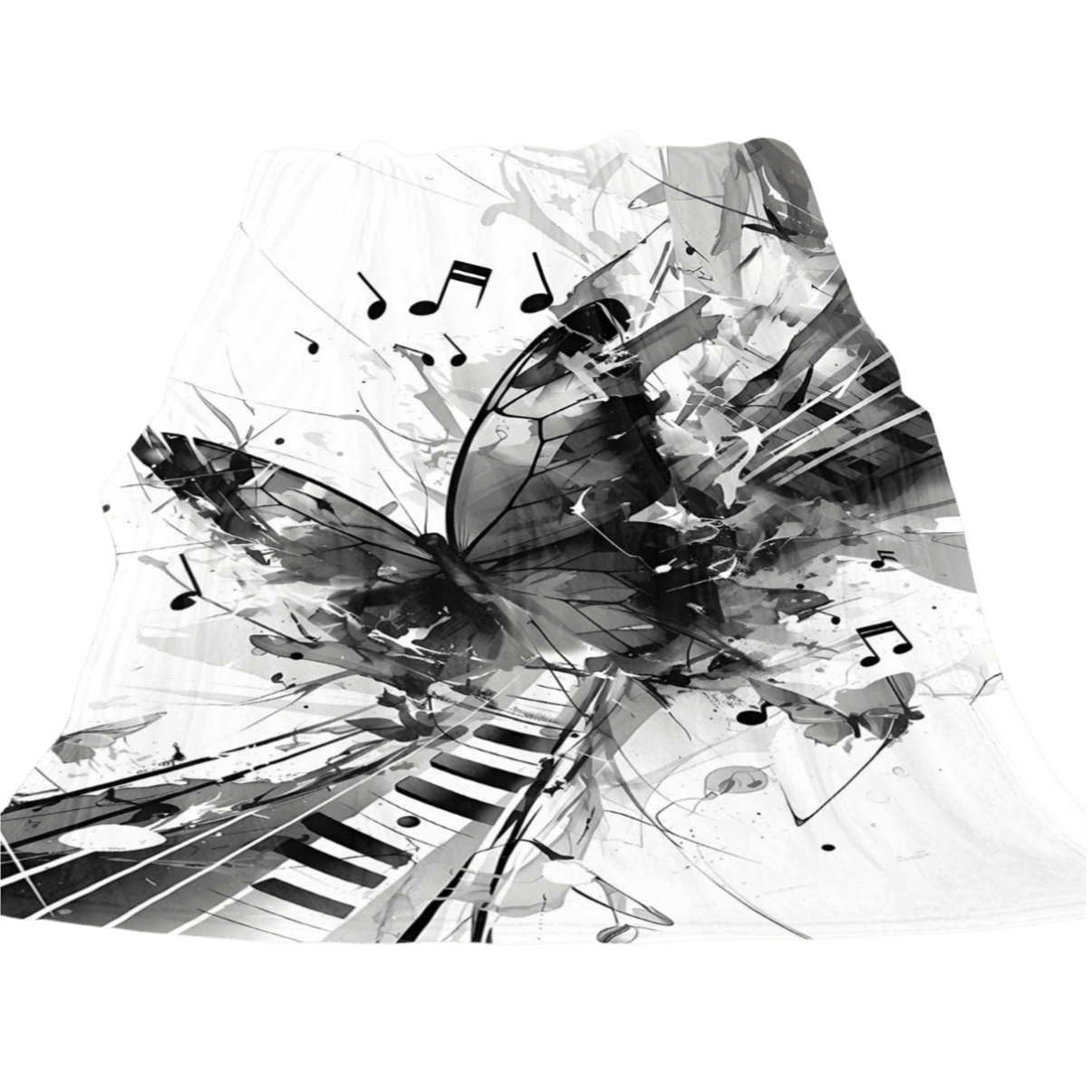 Cobertor Sanmu Soft Creative Printing Butterfly Trend