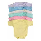 Kit Roupa De Bebe 12 Peças Body Manga Curta E Mijão Menino