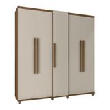 Roupeiro 5 Portas Arezzo Cinamomo Off White