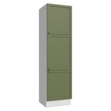Paneleiro 60 Cm 3 Portas Branco/verde Vik Madesa