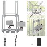 Fence Mount + Suporte De Telefone Para Câmera De Ação E Smartphone