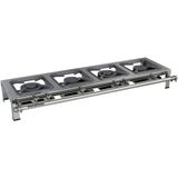 Fogão Industrial Stori Premium 4 Bocas 30x30 M4 Aço Inox 430 Metalmaq Fogão Baixa Pressão