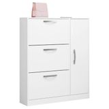Sapateira Com 4 Portas E 1 Prateleira Niterói Branco